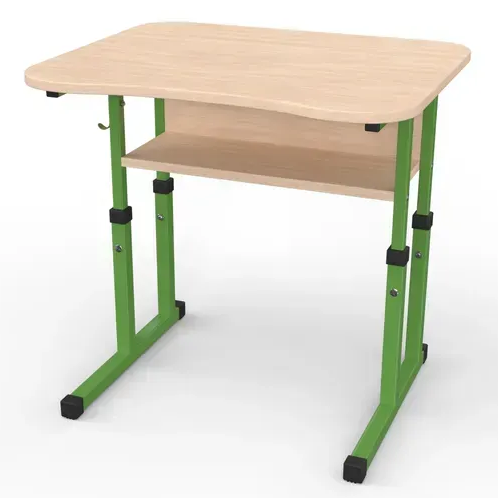 Стіл учнівський одномісний №3-6 без полиці /700х500 МФ Вересень